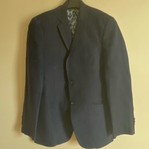 Black Brown 1826 Blue Linen Blazer